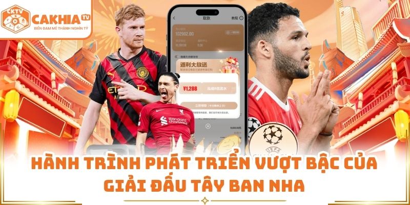 Hành trình phát triển vượt bậc của giải đấu Tây Ban Nha